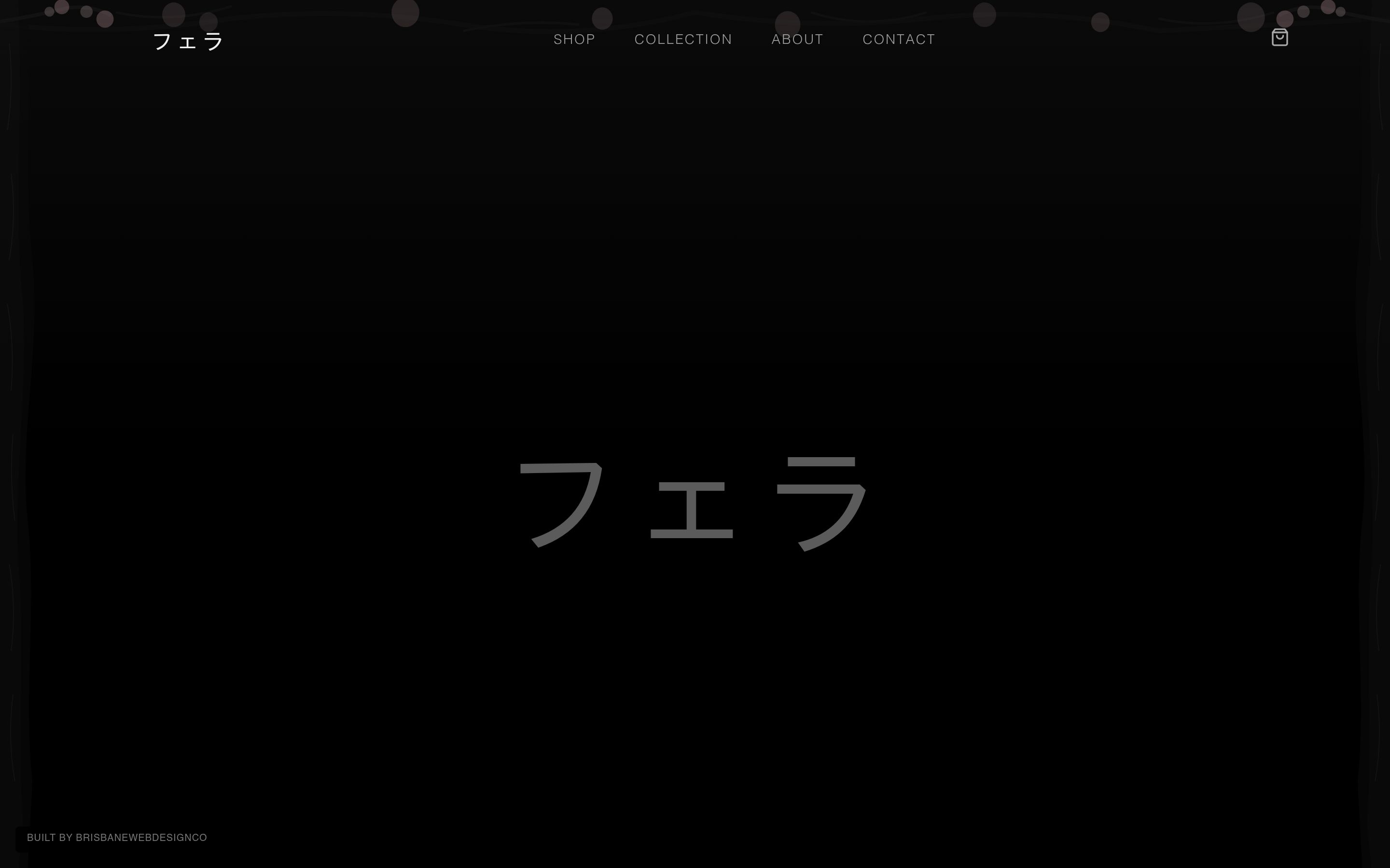 Ferra Clothing website screenshot